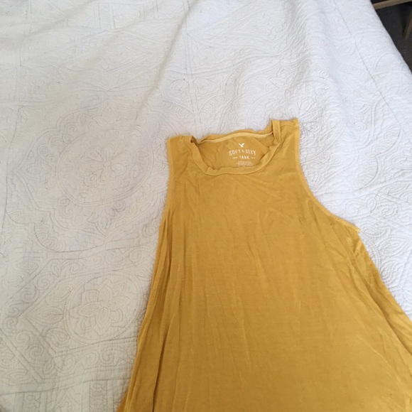 American eagle soft and sexy tank in mustard - Picture 3 of 5